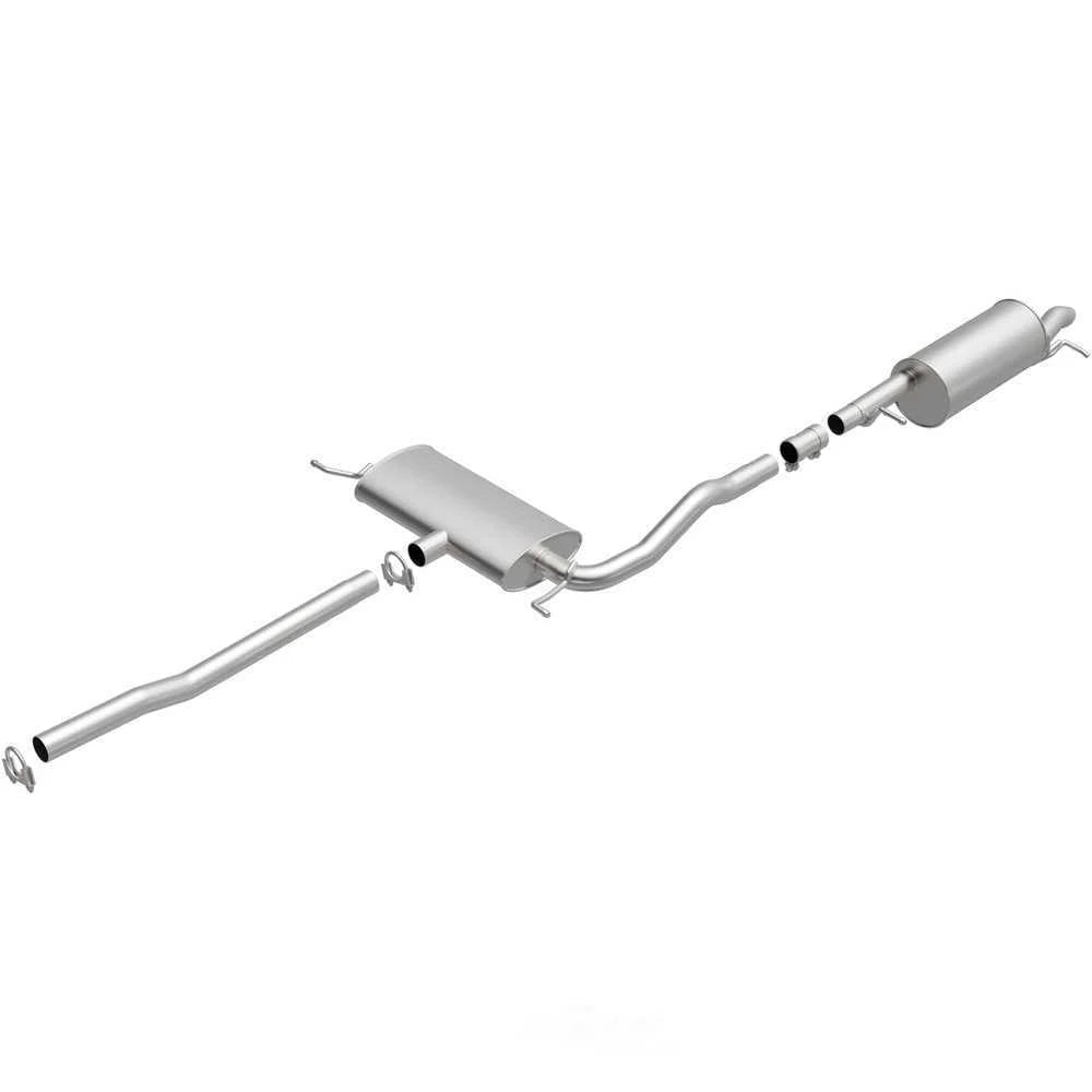 BRExhaust BRExhaust Direct-Fit Exhaust System Replacement Kit 106-0294 - Side View