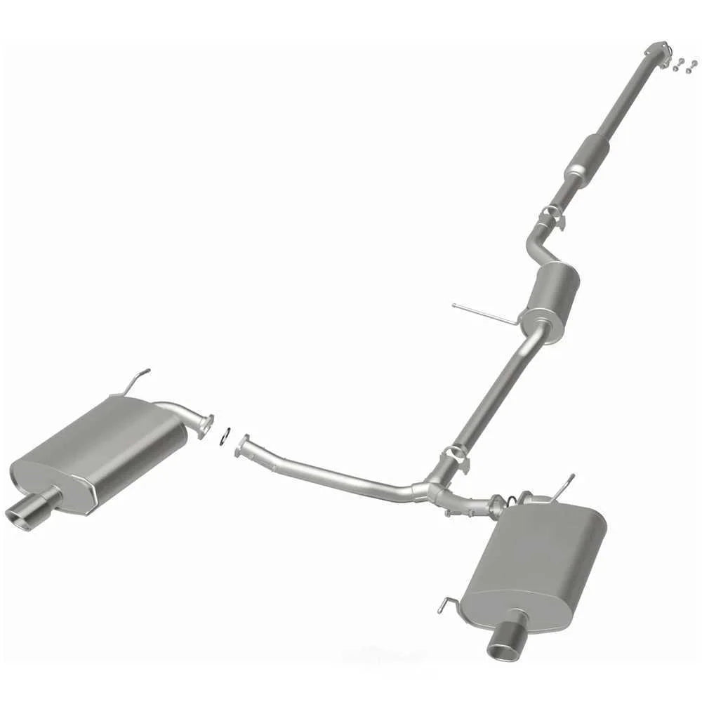 BRExhaust BRExhaust Direct-Fit Exhaust System Replacement Kit 106-0307 - Side View