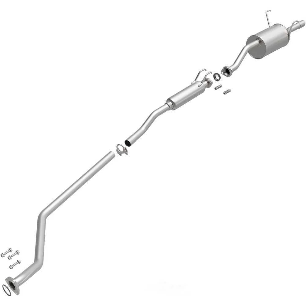 BRExhaust BRExhaust Direct-Fit Exhaust System Replacement Kit 106-0312 - Side View