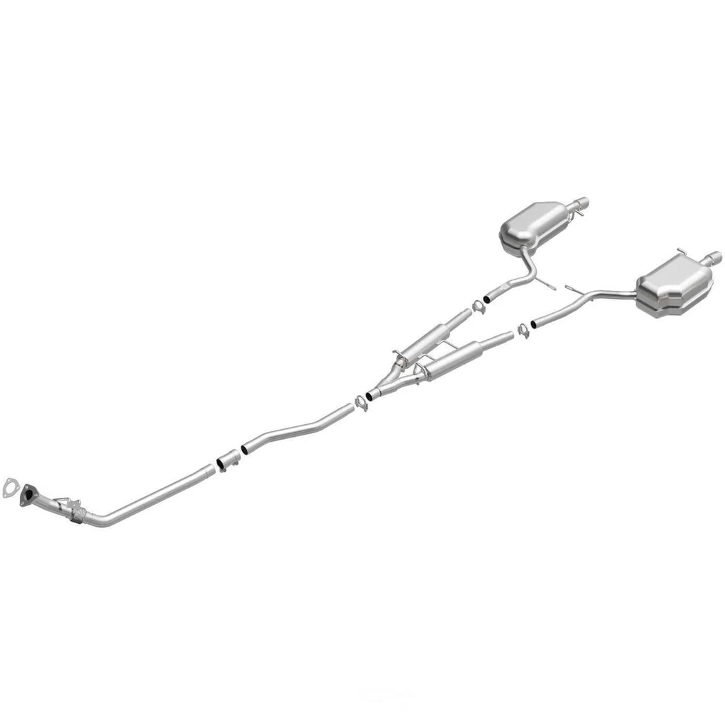 BRExhaust BRExhaust Direct-Fit Exhaust System Replacement Kit 106-0320 - Side View