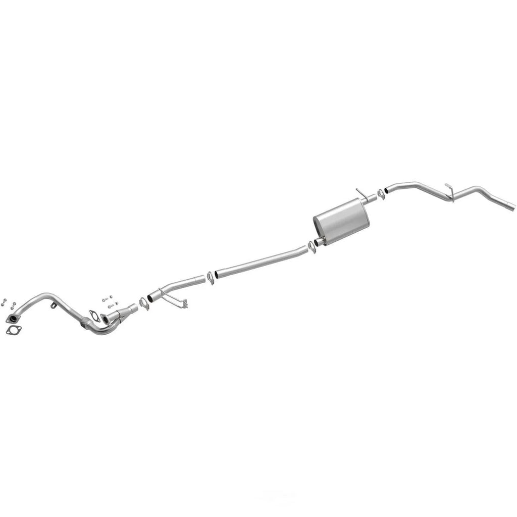 BRExhaust BRExhaust Direct-Fit Exhaust System Replacement Kit 106-0321 - Side View
