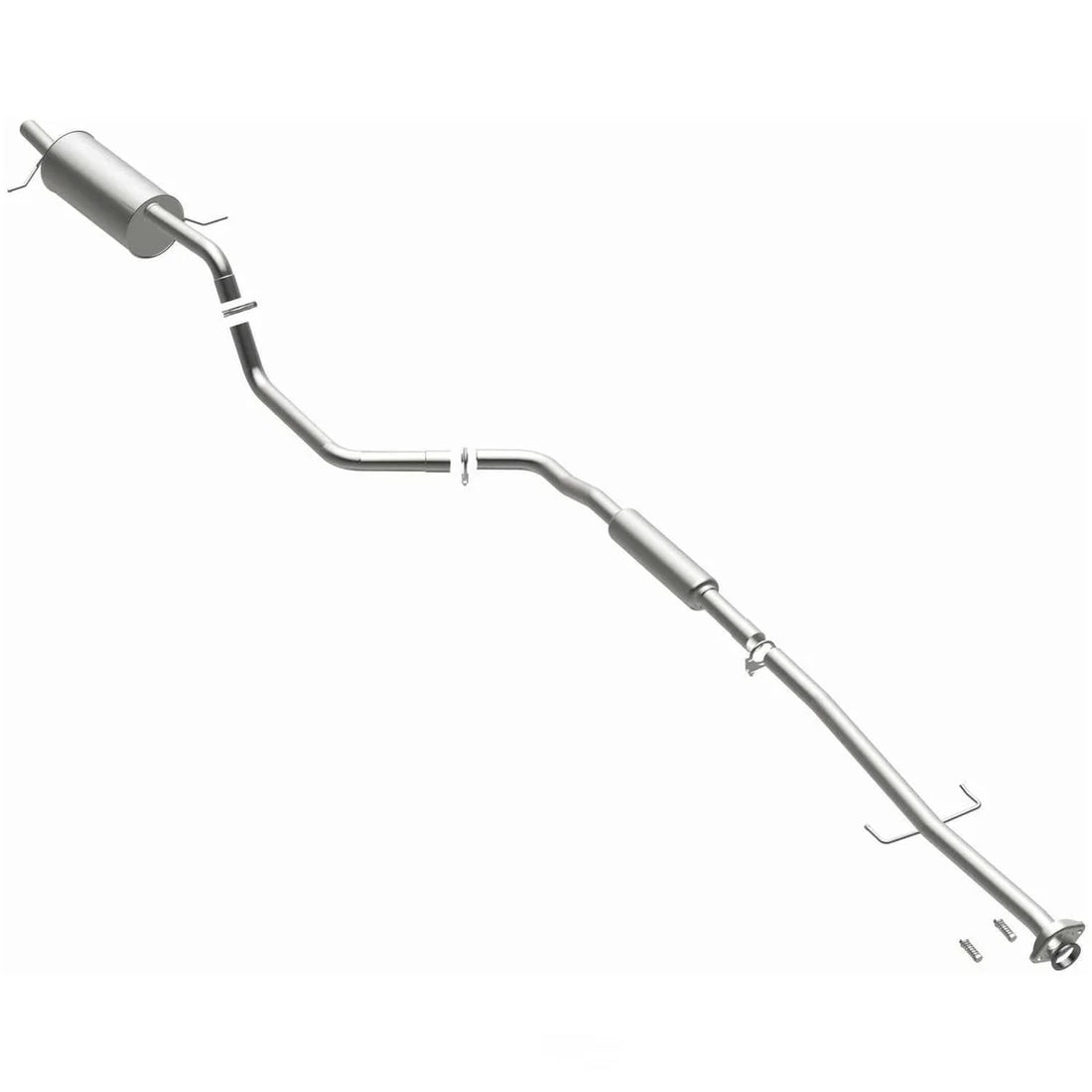 BRExhaust BRExhaust Direct-Fit Exhaust System Replacement Kit 106-0325 - Side View