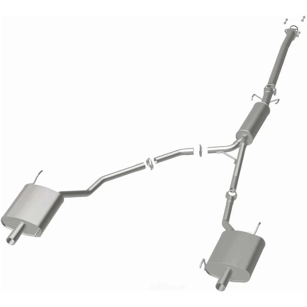 BRExhaust BRExhaust Direct-Fit Exhaust System Replacement Kit 106-0333 - Side View