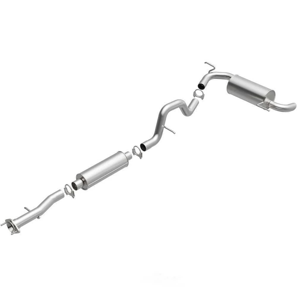 BRExhaust BRExhaust Direct-Fit Exhaust System Replacement Kit 106-0351 - Side View