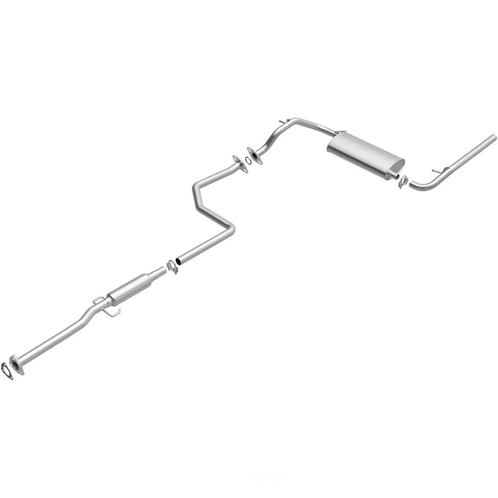 BRExhaust BRExhaust Direct-Fit Exhaust System Replacement Kit 106-0353 - Side View