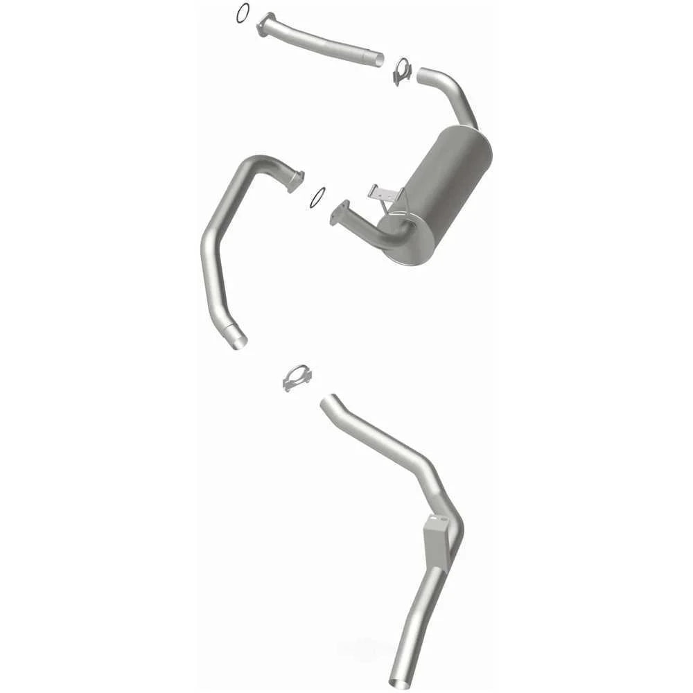 BRExhaust BRExhaust Direct-Fit Exhaust System Replacement Kit 106-0360 - Side View