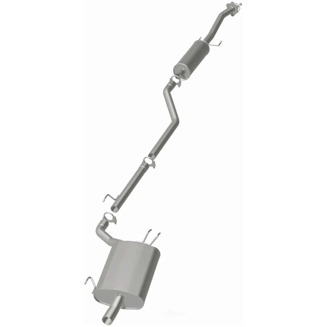 BRExhaust BRExhaust Direct-Fit Exhaust System Replacement Kit 106-0362 - Side View