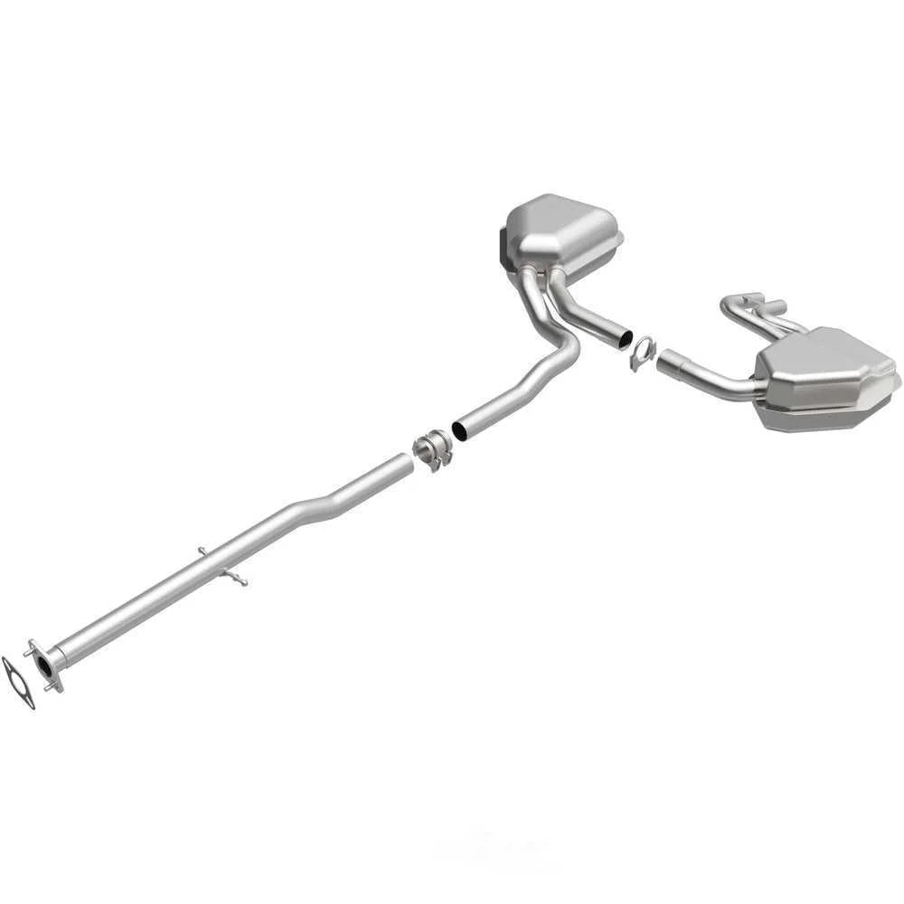 BRExhaust BRExhaust Direct-Fit Exhaust System Replacement Kit 106-0366 - Side View