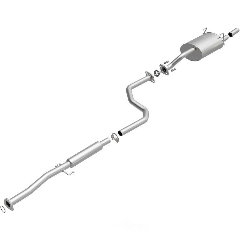 BRExhaust BRExhaust Direct-Fit Exhaust System Replacement Kit 106-0368 - Side View