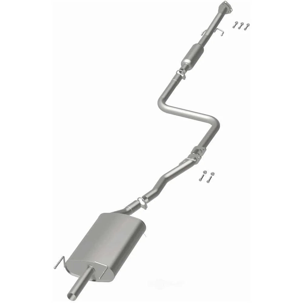 BRExhaust BRExhaust Direct-Fit Exhaust System Replacement Kit 106-0377 - Side View