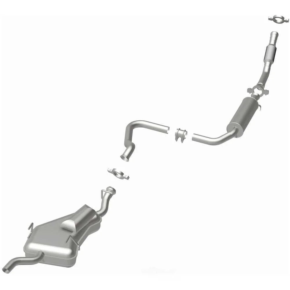 BRExhaust BRExhaust Direct-Fit Exhaust System Replacement Kit 106-0382 - Side View