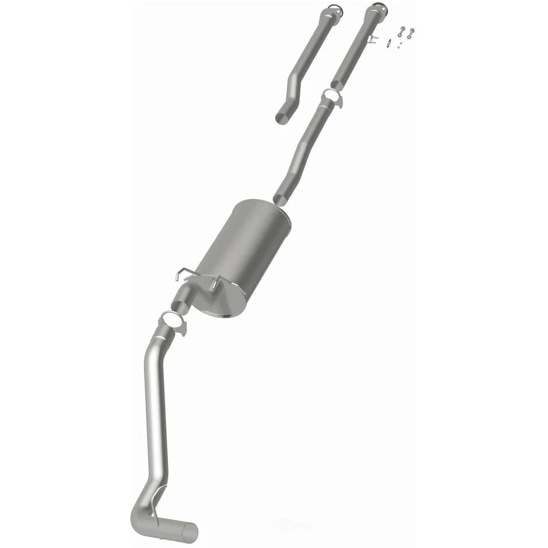 BRExhaust BRExhaust Direct-Fit Exhaust System Replacement Kit 106-0389 - Side View