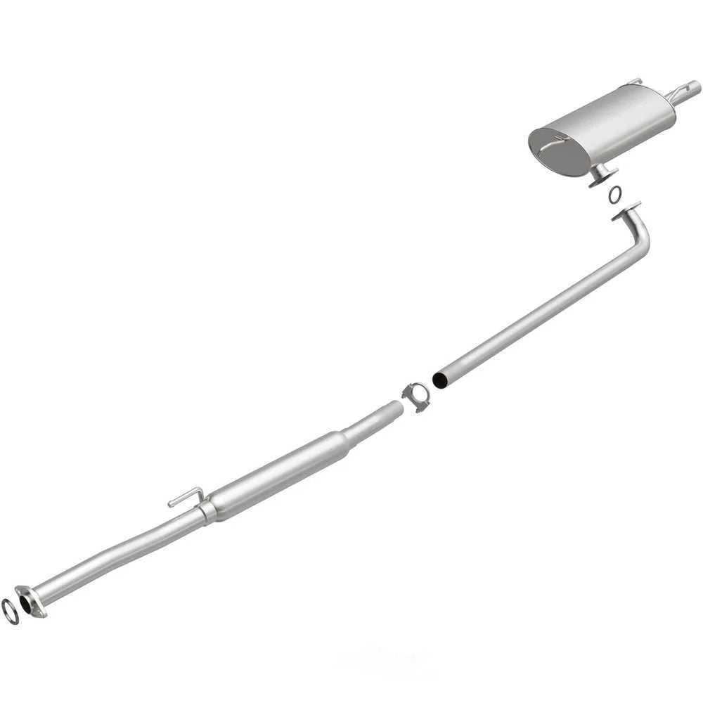 BRExhaust BRExhaust Direct-Fit Exhaust System Replacement Kit 106-0402 - Side View