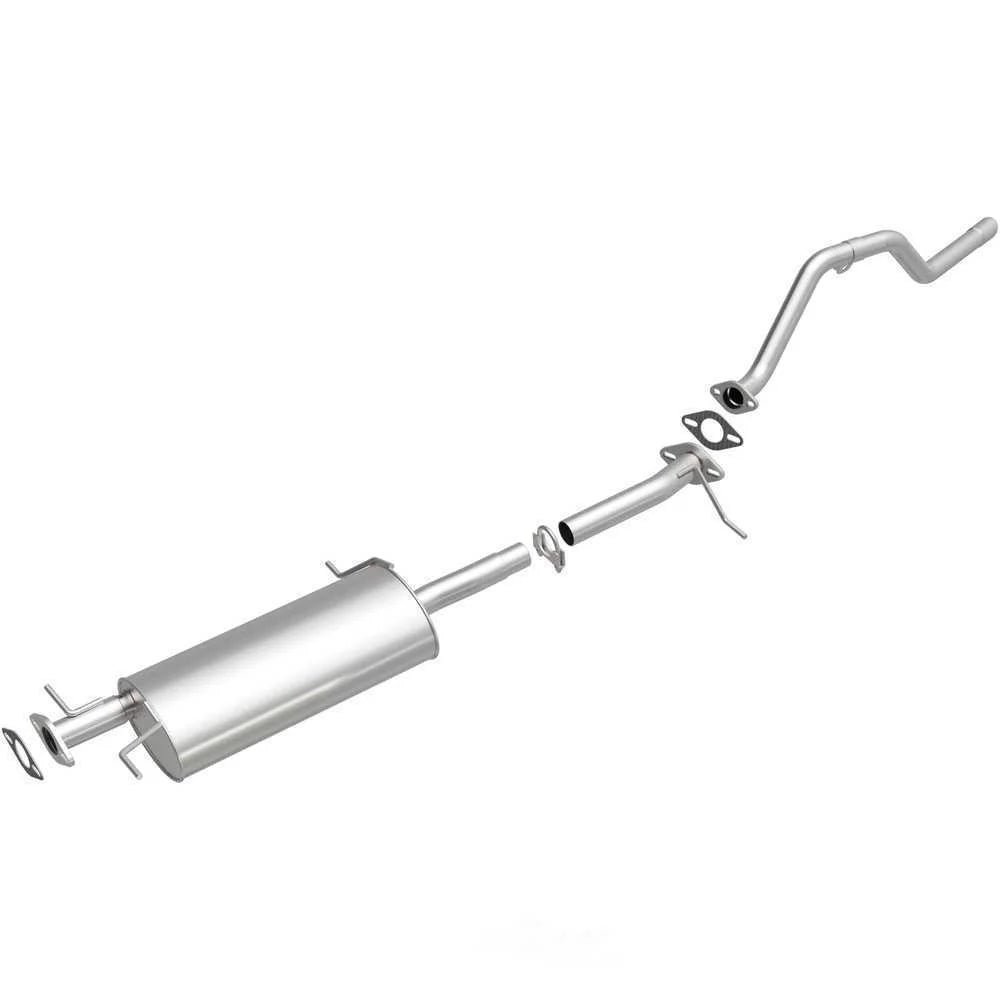 BRExhaust BRExhaust Direct-Fit Exhaust System Replacement Kit 106-0403 - Side View