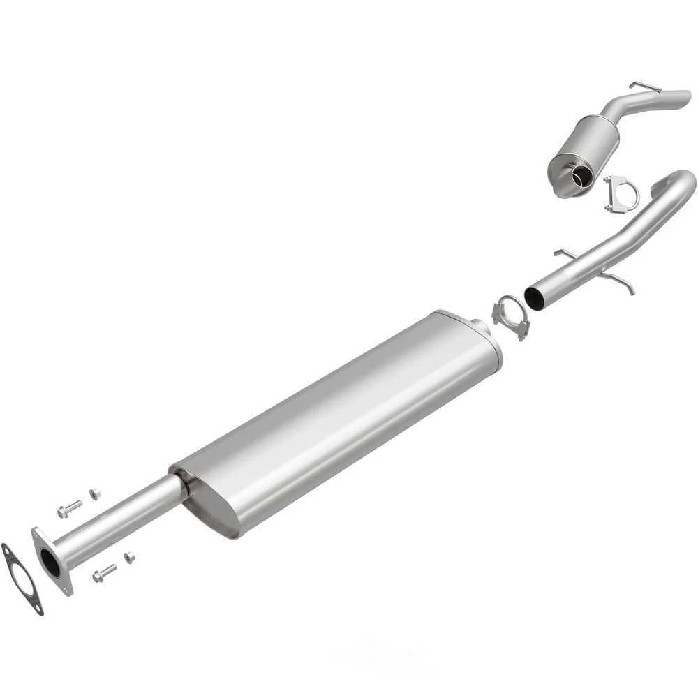 BRExhaust BRExhaust Direct-Fit Exhaust System Replacement Kit 106-0405 - Side View
