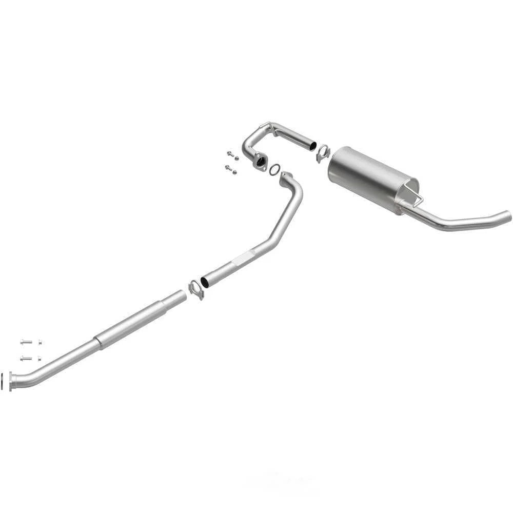 BRExhaust BRExhaust Direct-Fit Exhaust System Replacement Kit 106-0409 - Side View
