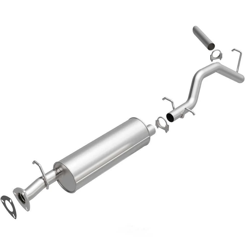BRExhaust BRExhaust Direct-Fit Exhaust System Replacement Kit 106-0417 - Side View