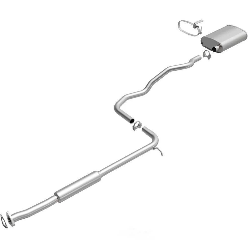 BRExhaust BRExhaust Direct-Fit Exhaust System Replacement Kit 106-0425 - Side View