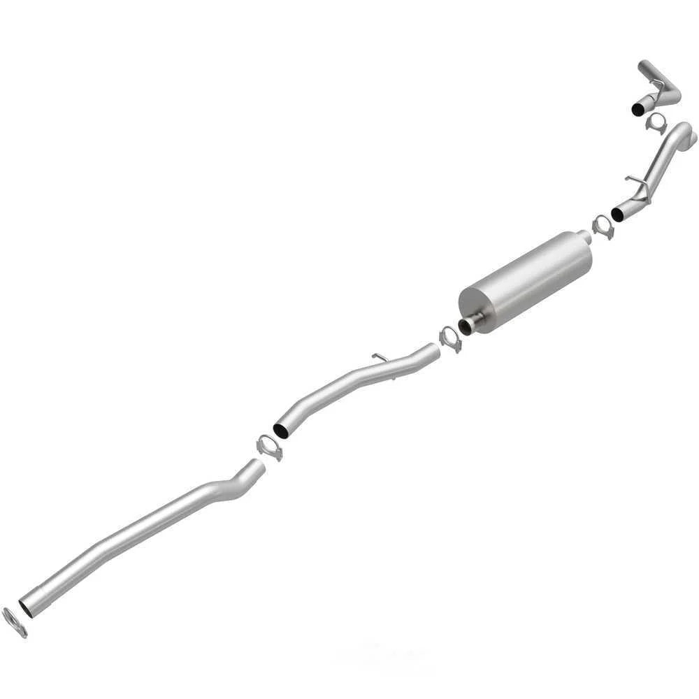 BRExhaust BRExhaust Direct-Fit Exhaust System Replacement Kit 106-0437 - Side View