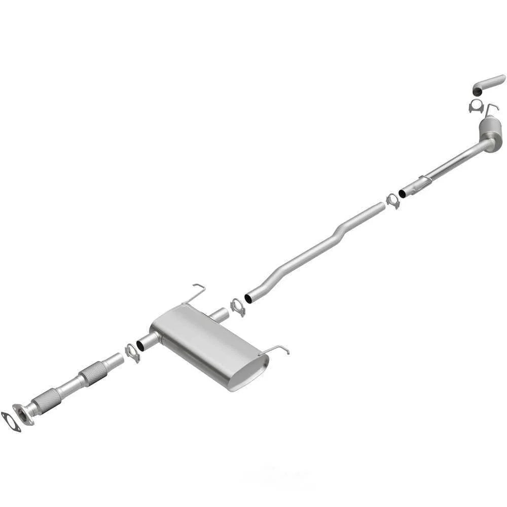 BRExhaust BRExhaust Direct-Fit Exhaust System Replacement Kit 106-0452 - Installation View