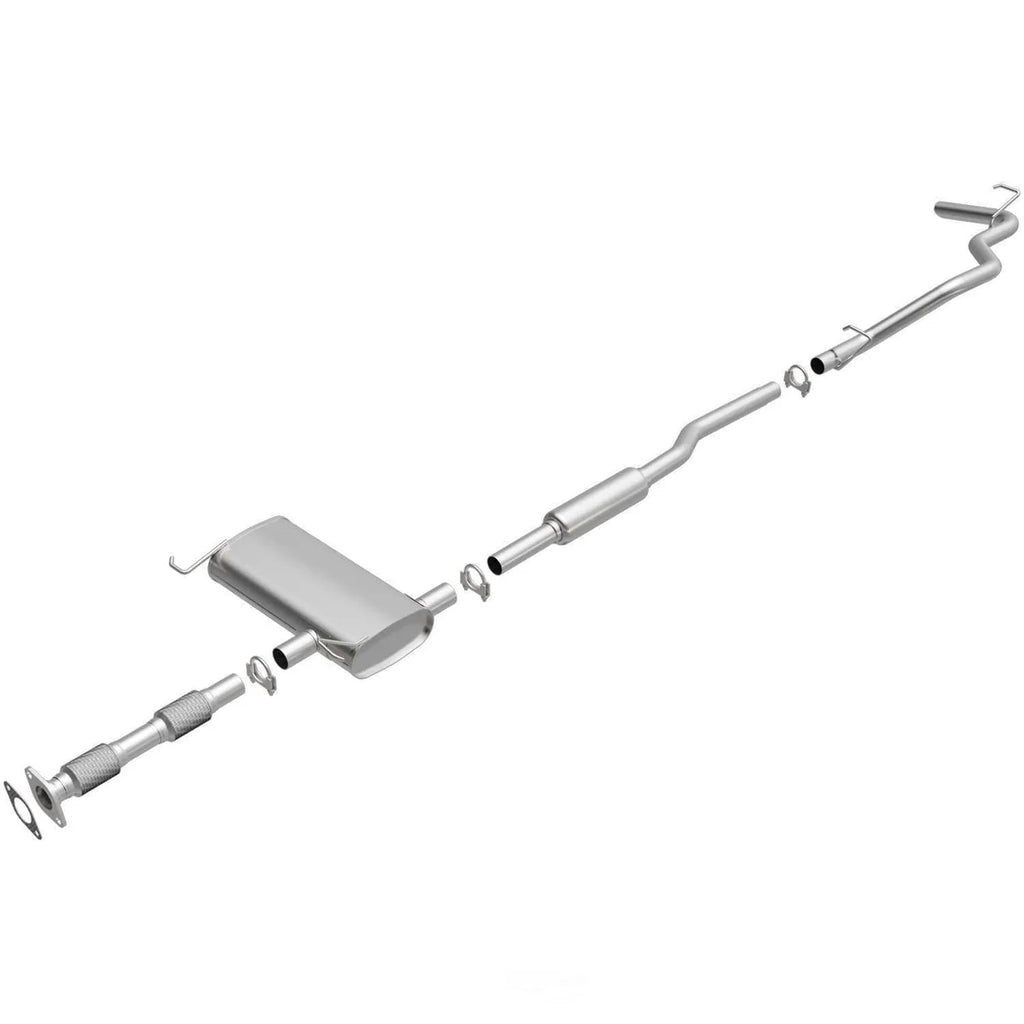 BRExhaust BRExhaust Direct-Fit Exhaust System Replacement Kit 106-0457 - Side View