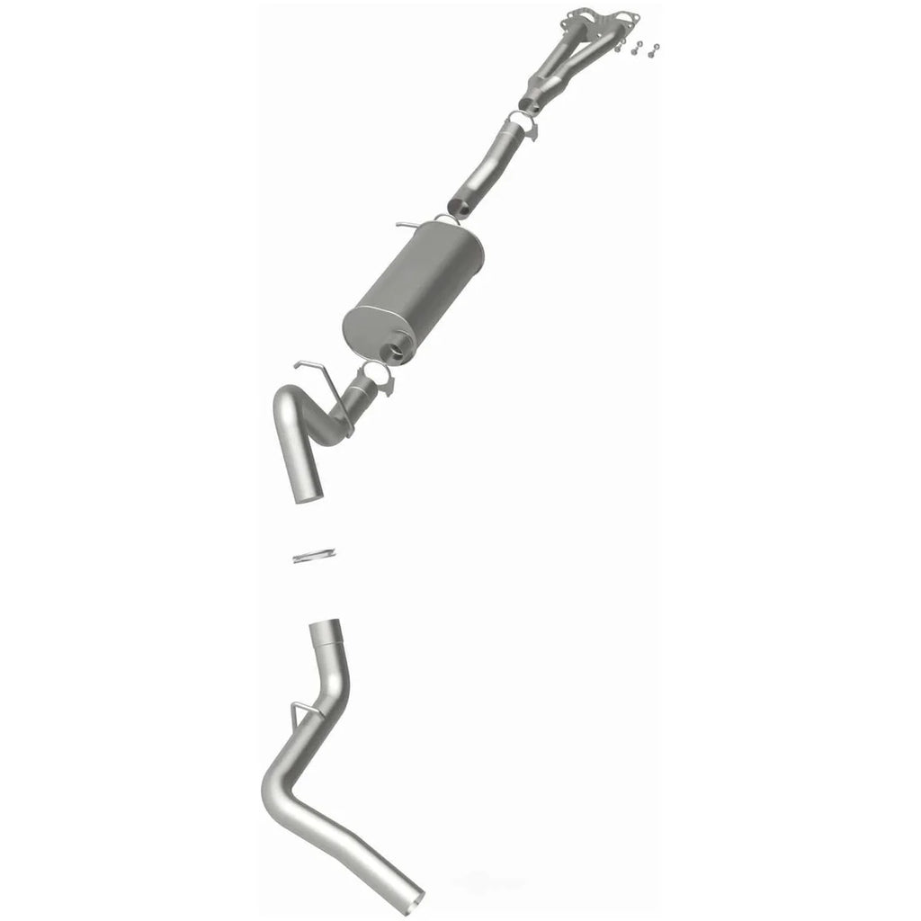 BRExhaust BRExhaust Direct-Fit Exhaust System Replacement Kit 106-0473 - Side View