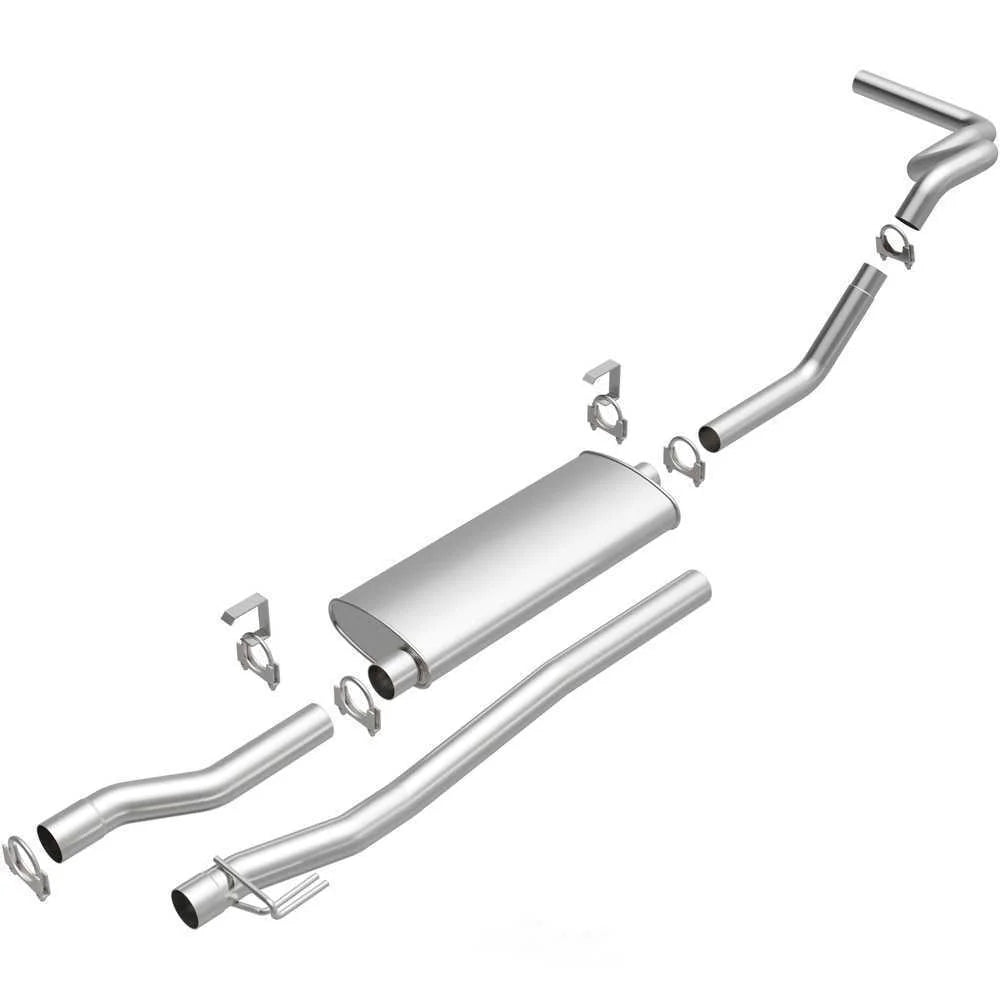 BRExhaust BRExhaust Direct-Fit Exhaust System Replacement Kit 106-0474 - Side View