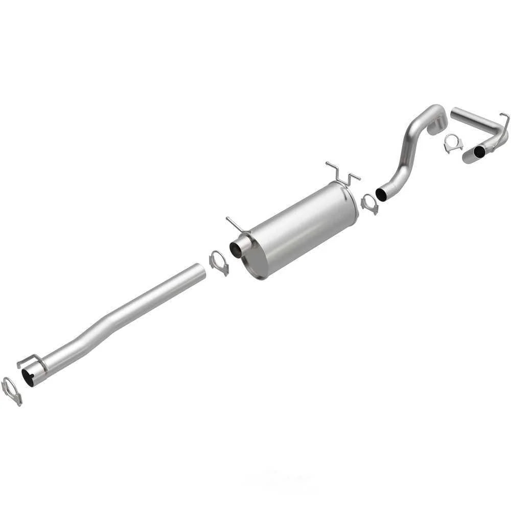 BRExhaust BRExhaust Direct-Fit Exhaust System Replacement Kit 106-0482 - Side View