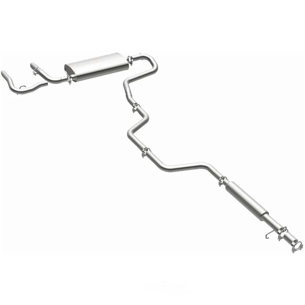BRExhaust BRExhaust Direct-Fit Exhaust System Replacement Kit 106-0497 - Side View