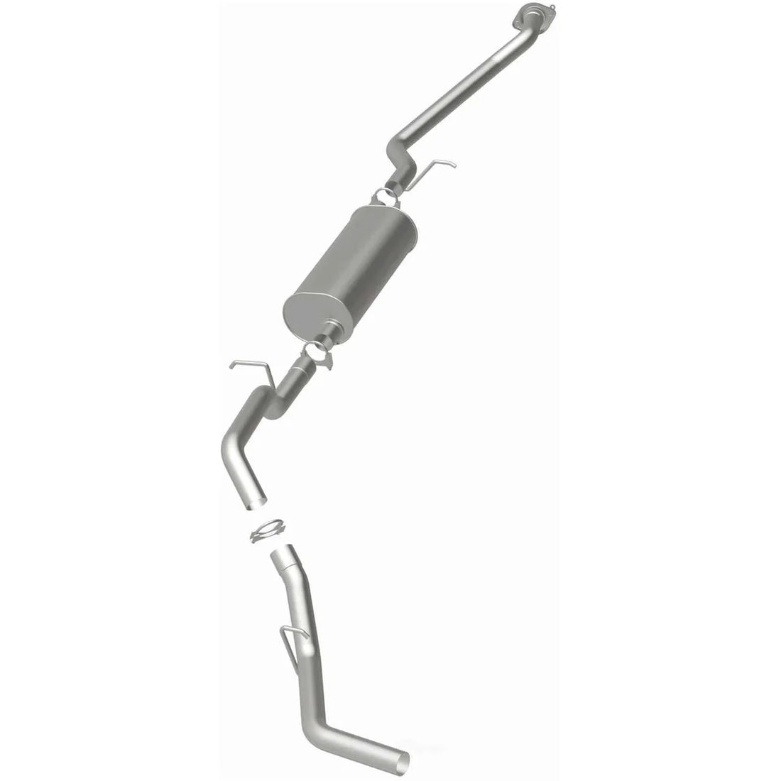 BRExhaust BRExhaust Direct-Fit Exhaust System Replacement Kit 106-0509 - Side View
