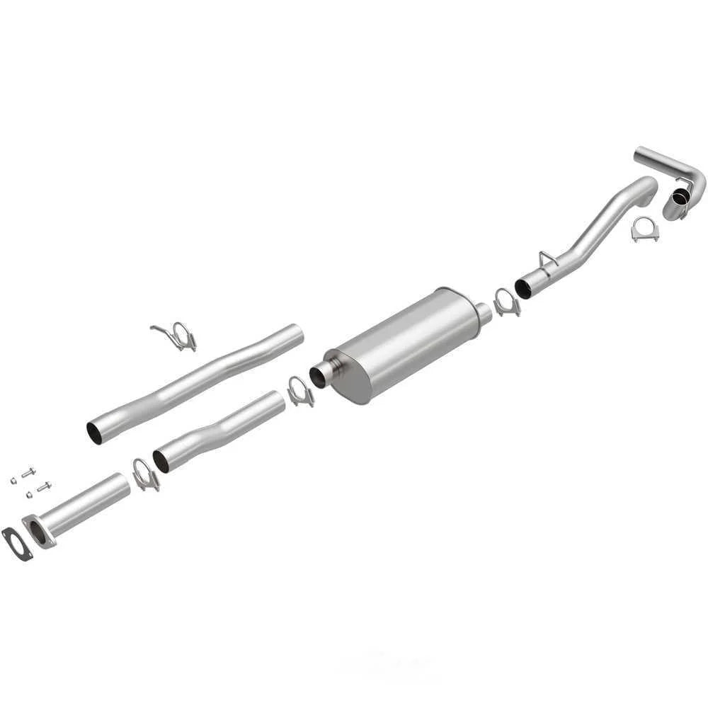 BRExhaust BRExhaust Direct-Fit Exhaust System Replacement Kit 106-0513 - Side View