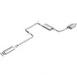Load image into Gallery viewer, BRExhaust BRExhaust Direct-Fit Exhaust System Replacement Kit 106-0520 - Side View