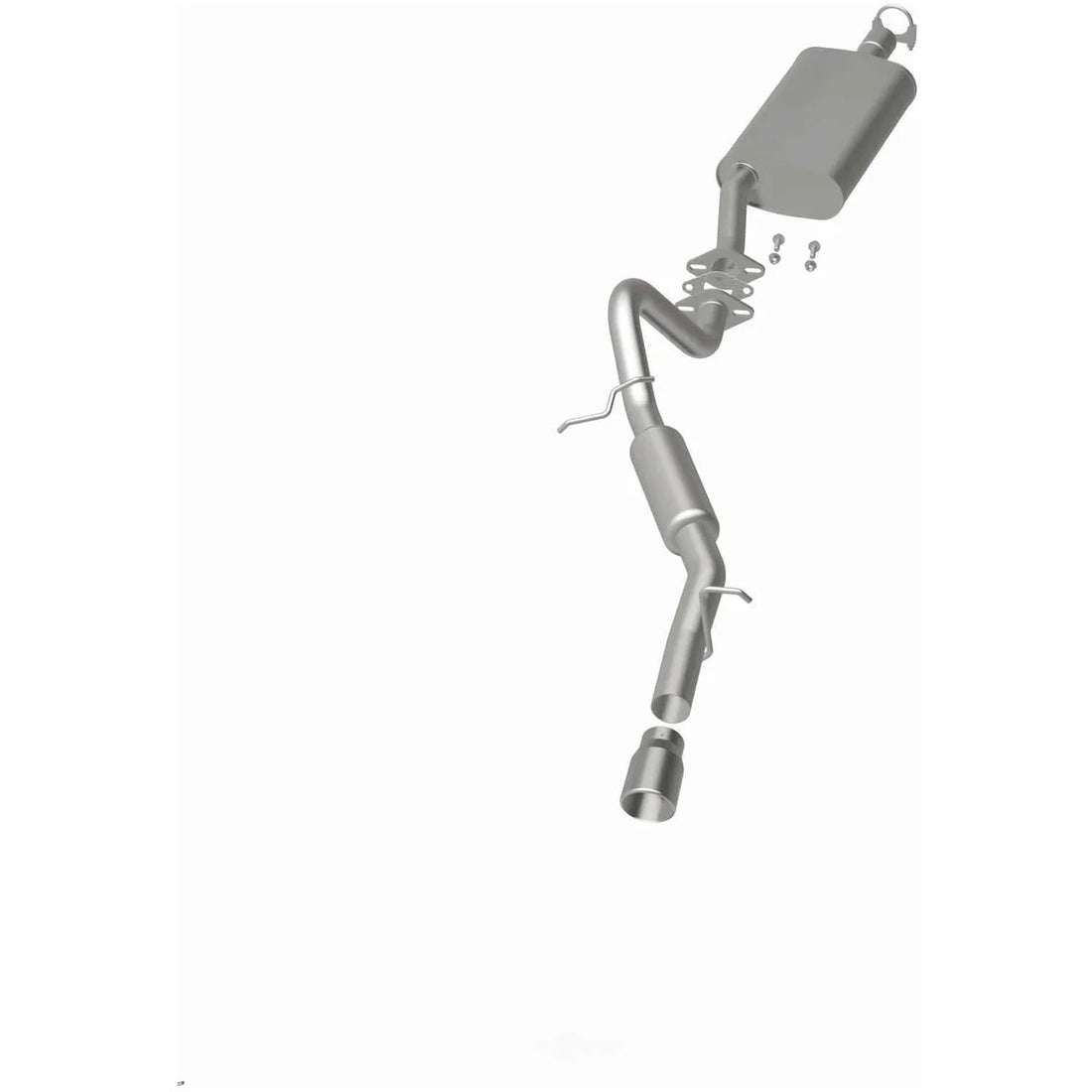 BRExhaust BRExhaust Direct-Fit Exhaust System Replacement Kit 106-0535 - Side View