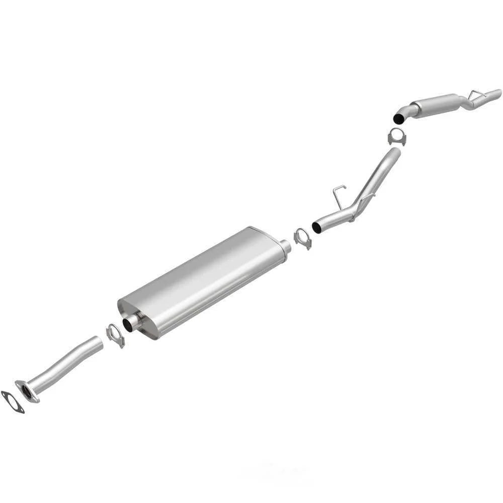 BRExhaust BRExhaust Direct-Fit Exhaust System Replacement Kit 106-0537 - Side View