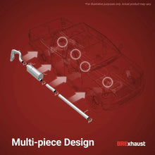 Load image into Gallery viewer, BRExhaust BRExhaust Direct-Fit Exhaust System Replacement Kit 106-0542 - Installation View