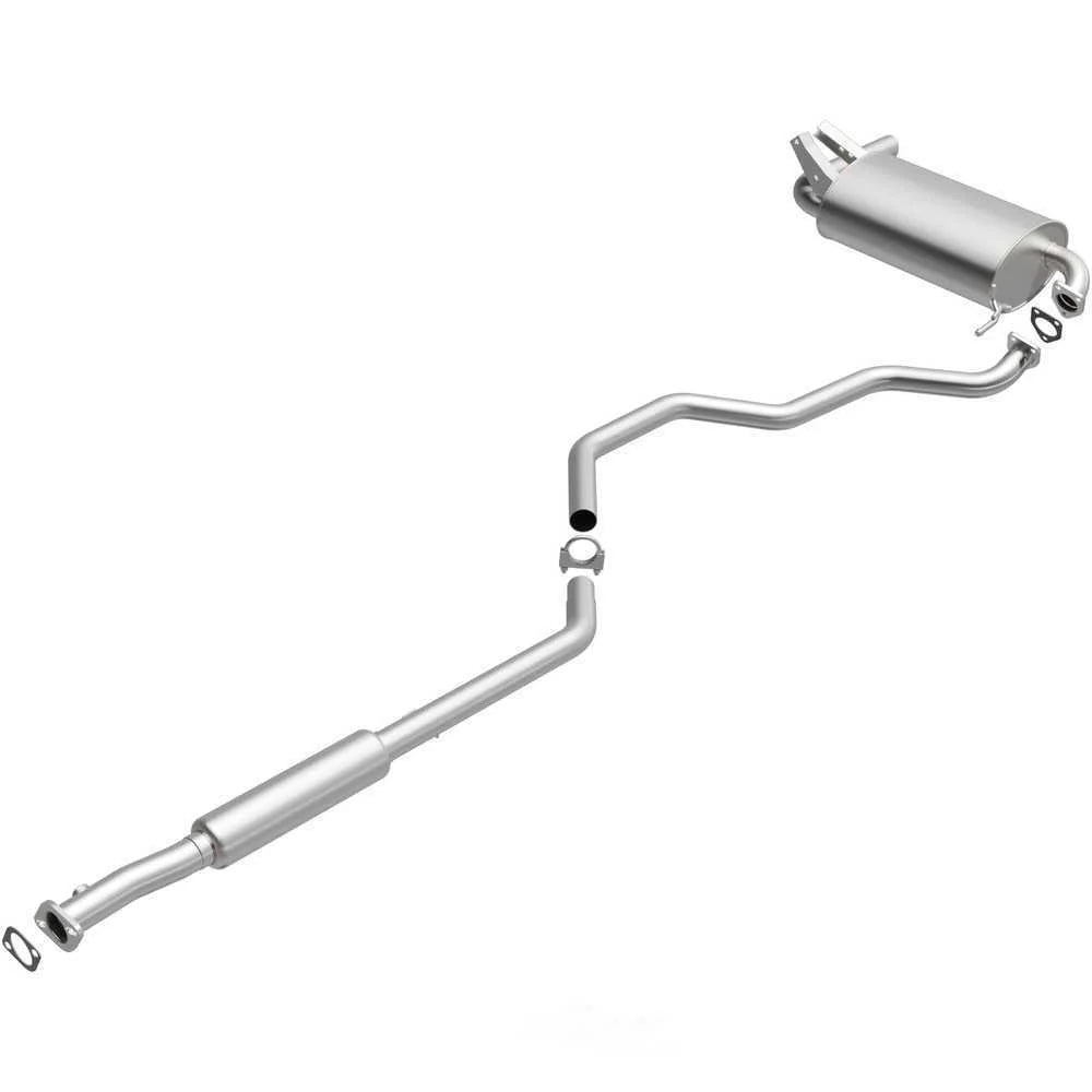 BRExhaust BRExhaust Direct-Fit Exhaust System Replacement Kit 106-0552 - Side View