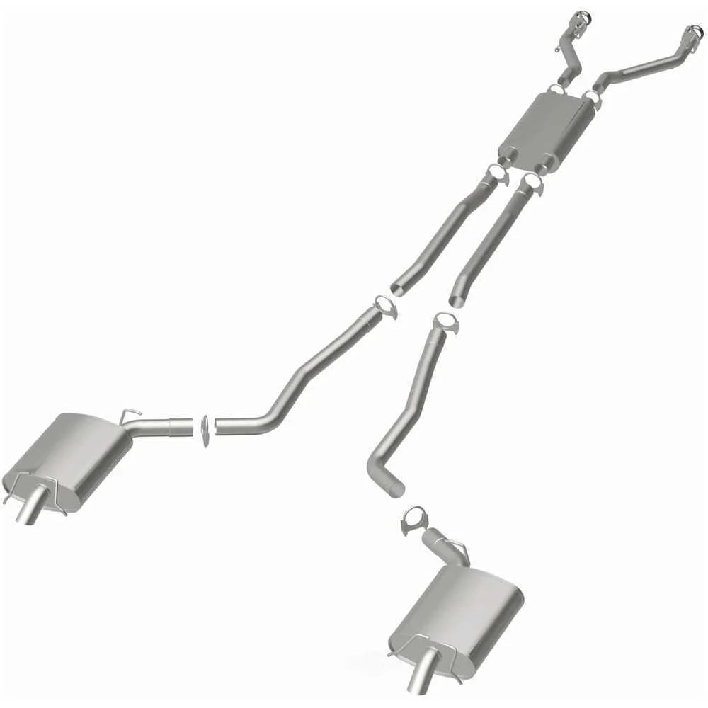 BRExhaust BRExhaust Direct-Fit Exhaust System Replacement Kit 106-0586 - Side View