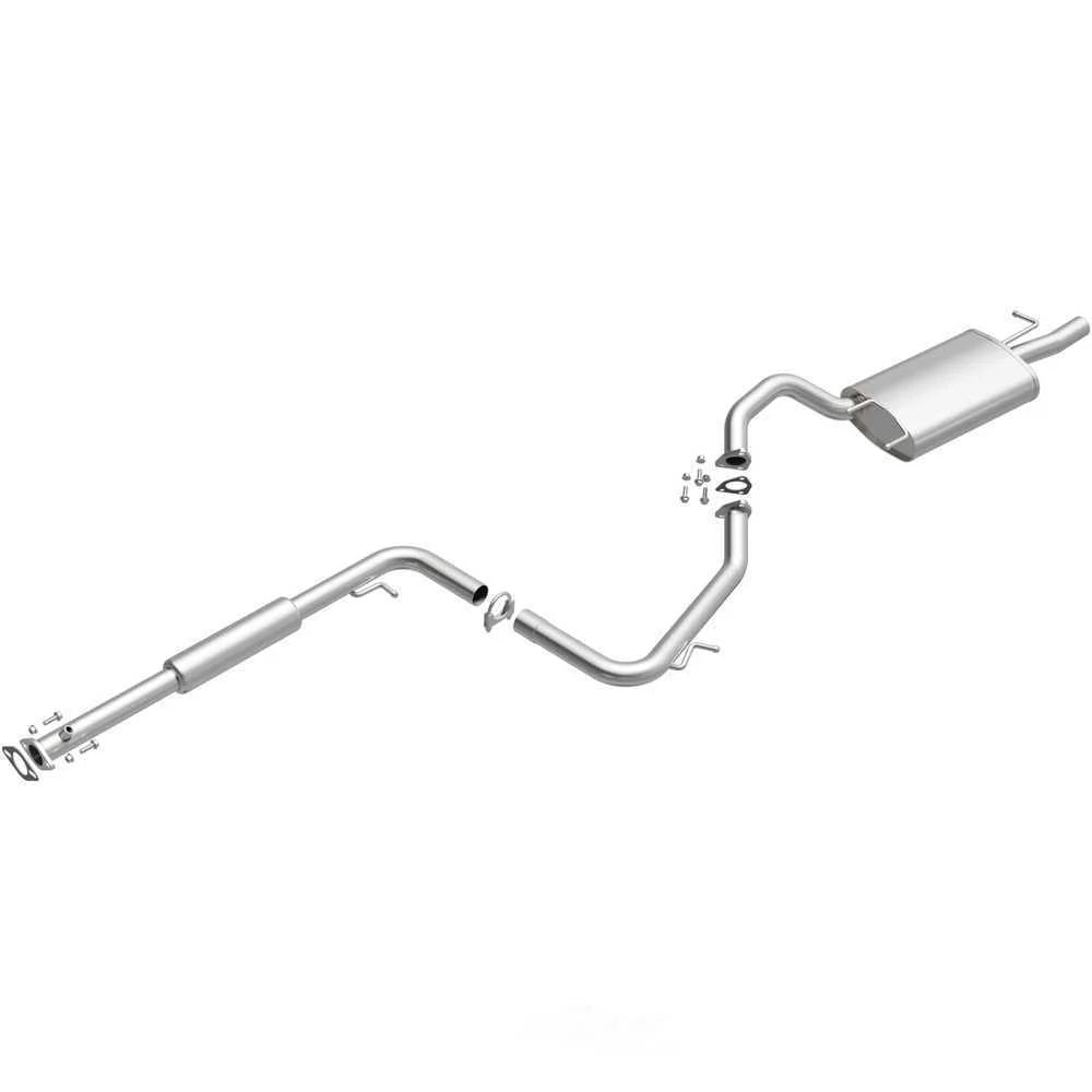 BRExhaust BRExhaust Direct-Fit Exhaust System Replacement Kit 106-0588 - Side View