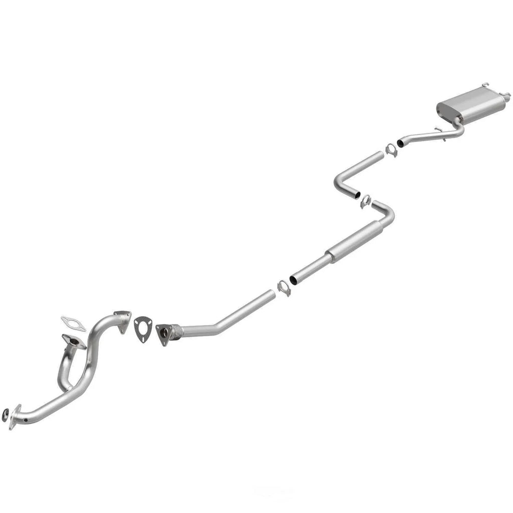 BRExhaust BRExhaust Direct-Fit Exhaust System Replacement Kit 106-0716 - Side View