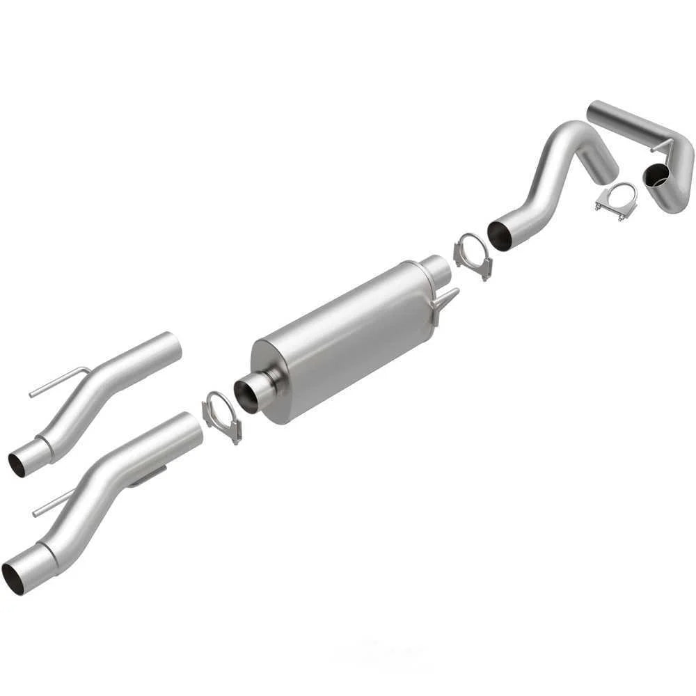 BRExhaust BRExhaust Direct-Fit Exhaust System Replacement Kit 106-0745 - Side View