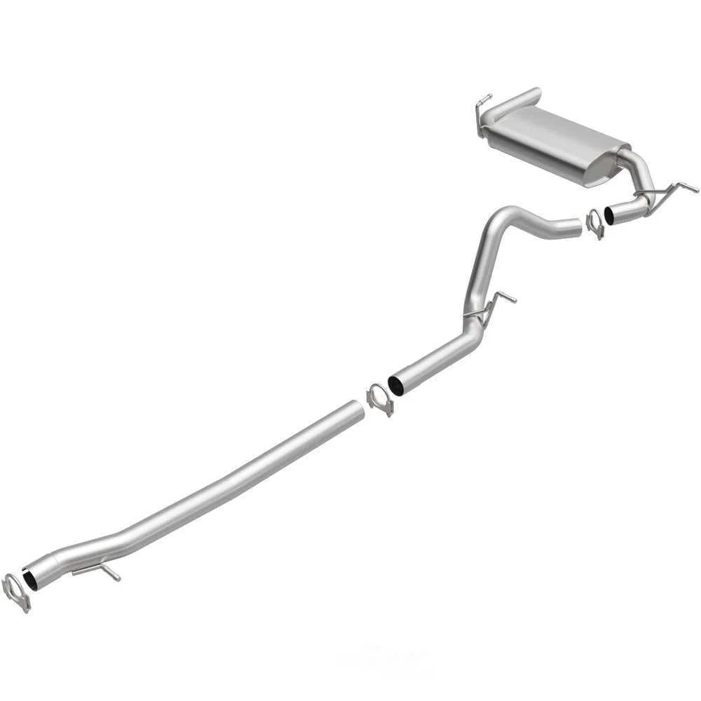 BRExhaust BRExhaust Direct-Fit Exhaust System Replacement Kit 106-0754 - Side View