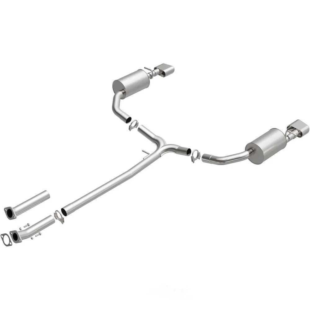 BRExhaust BRExhaust Direct-Fit Exhaust System Replacement Kit 106-0769 - Side View