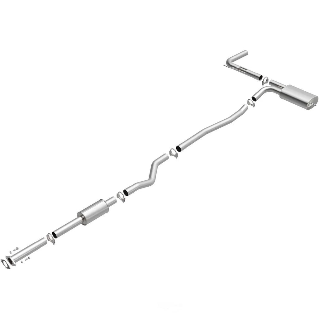 BRExhaust BRExhaust Direct-Fit Exhaust System Replacement Kit 106-0783 - Side View