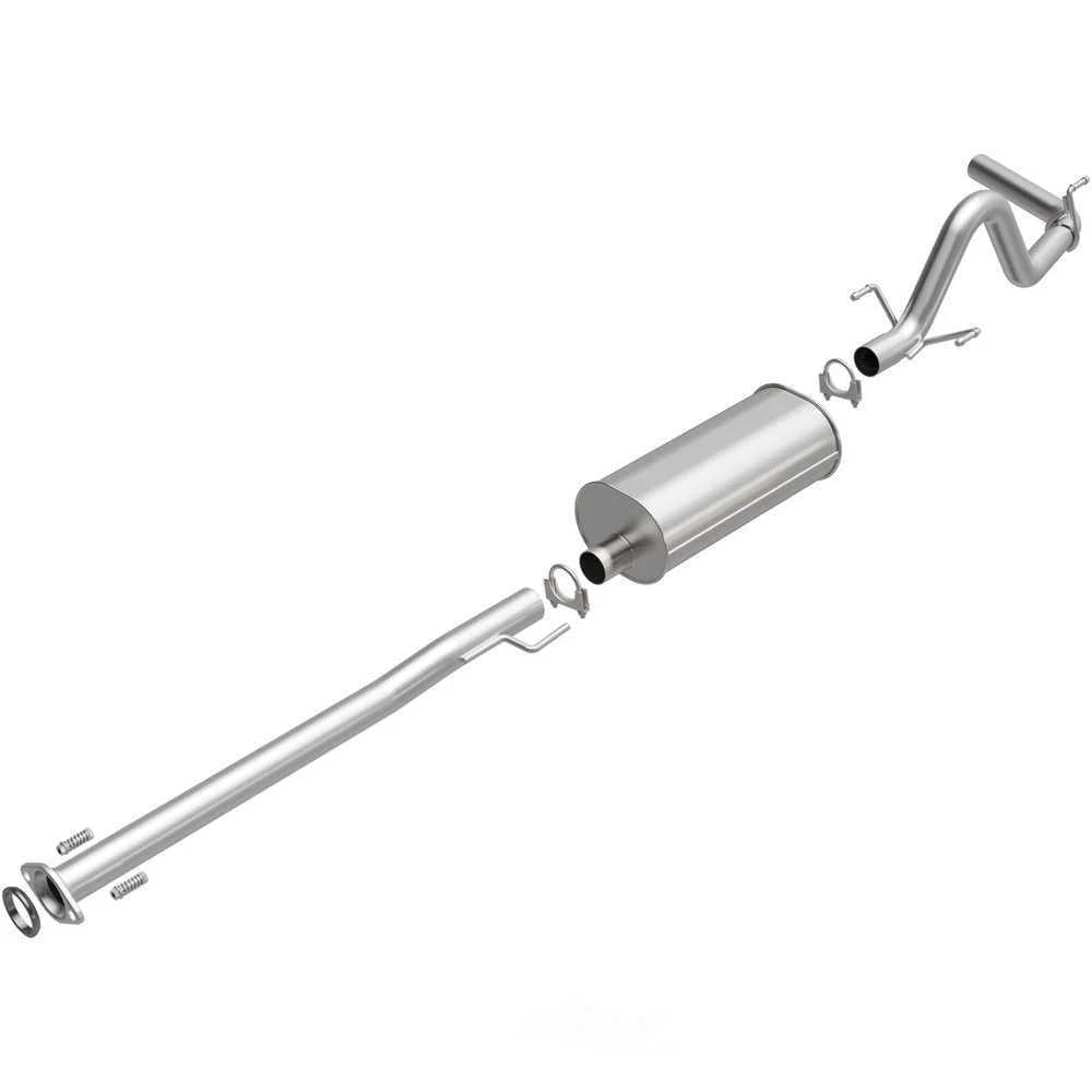 BRExhaust BRExhaust Direct-Fit Exhaust System Replacement Kit 106-0792 - Side View