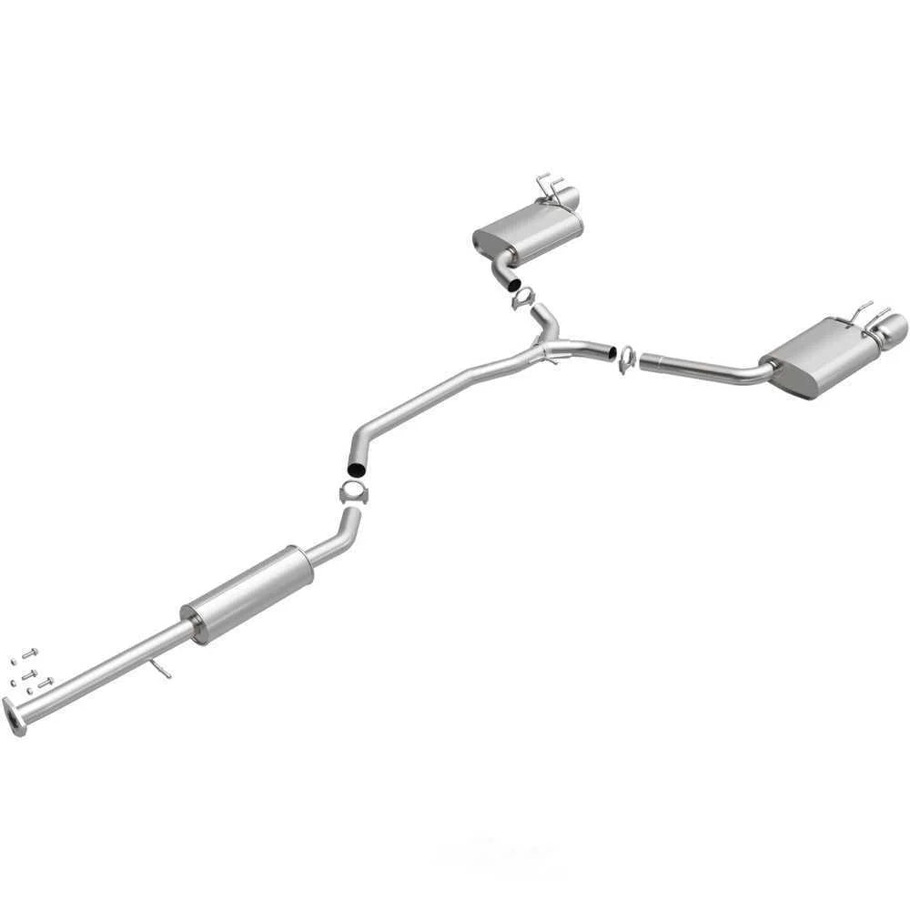 BRExhaust BRExhaust Direct-Fit Exhaust System Replacement Kit 106-0813 - Side View