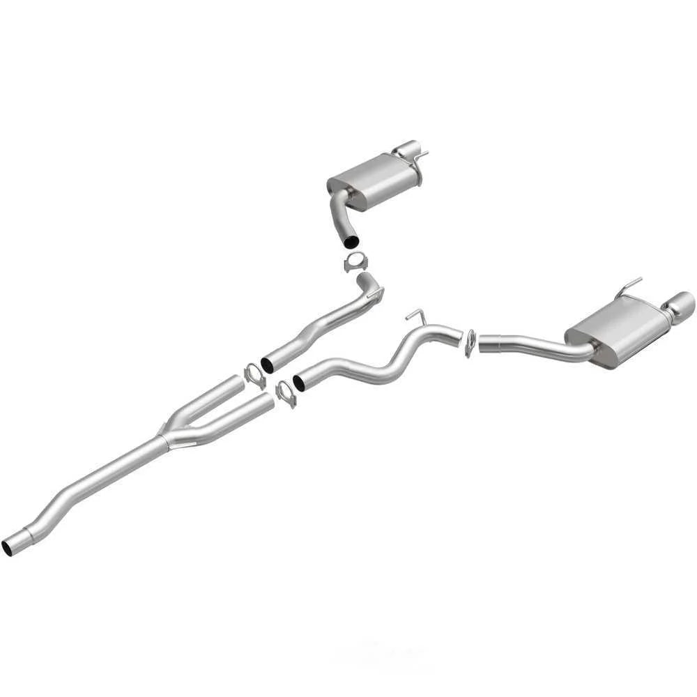 BRExhaust BRExhaust Direct-Fit Exhaust System Replacement Kit 106-0821 - Side View