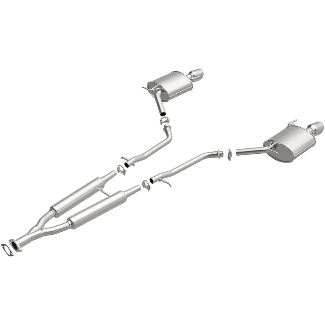 BRExhaust Direct-Fit Exhaust 106-0193 - Side View