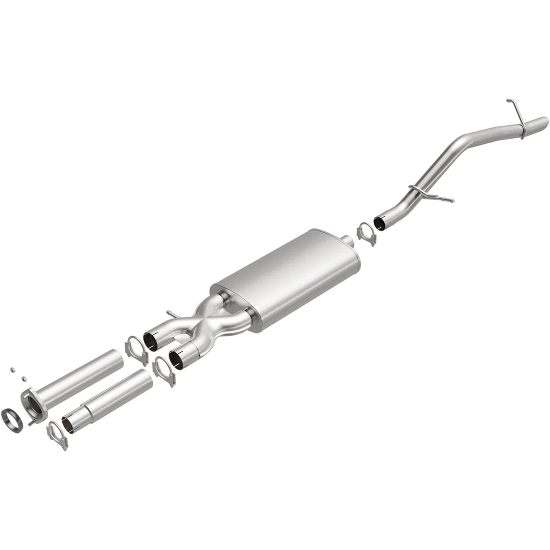 BRExhaust Direct-Fit Exhaust 106-0538 - Side View