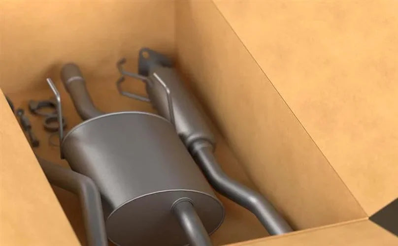 BRExhaust Direct-Fit Exhaust 106-0556 - Back View