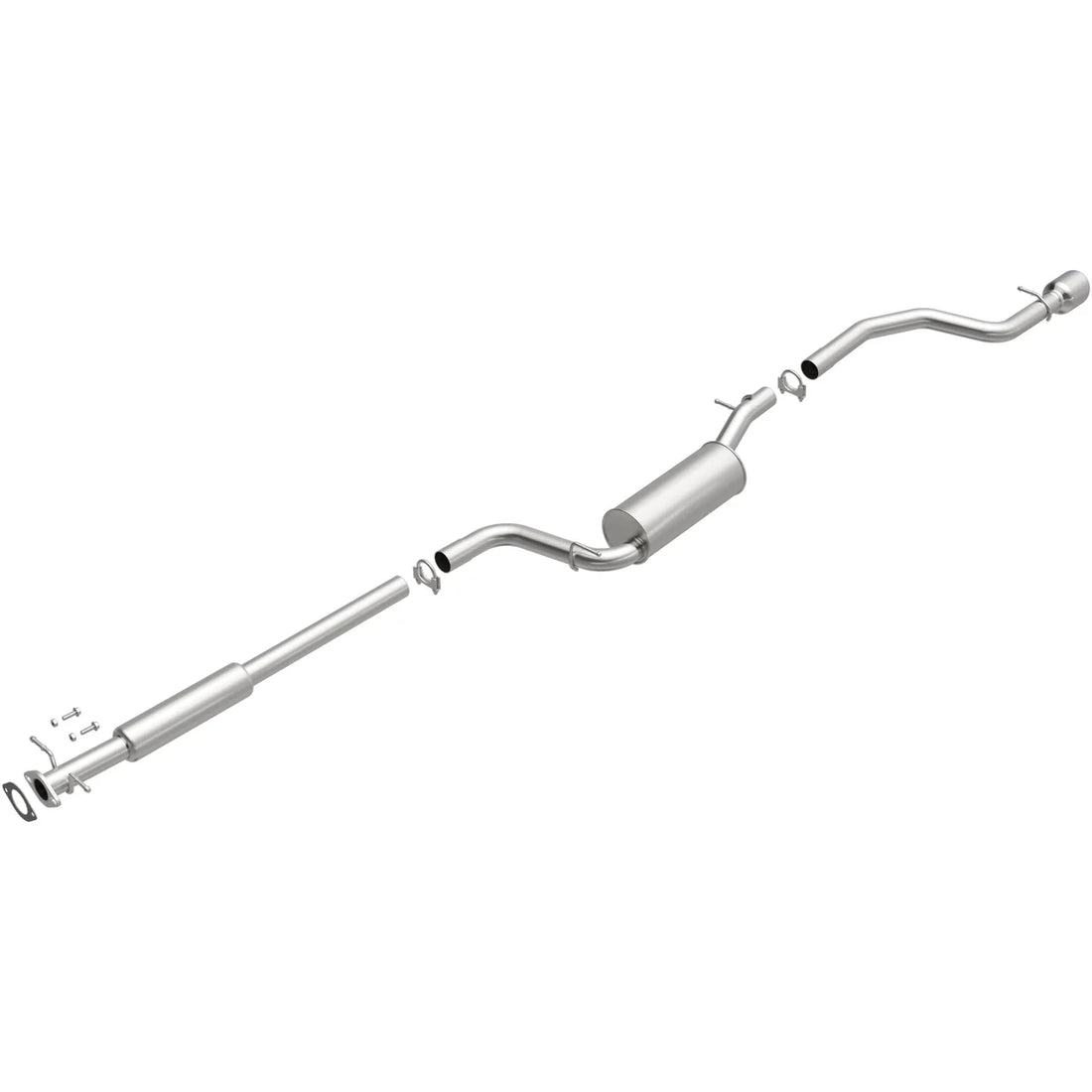 BRExhaust Direct-Fit Exhaust 106-0645 - Back View